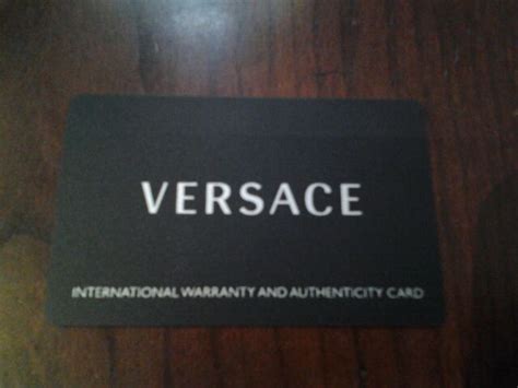 versace international warranty